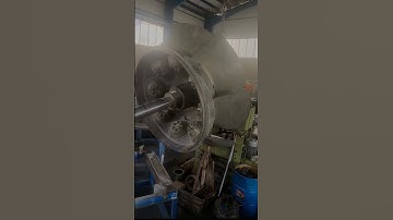 How to turn a huge pump impeller (3500 kg) upside down #shorts