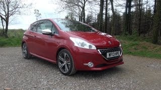 The new 2013 peugeot 208 gti walkaround with exhaust note and pov test
drive