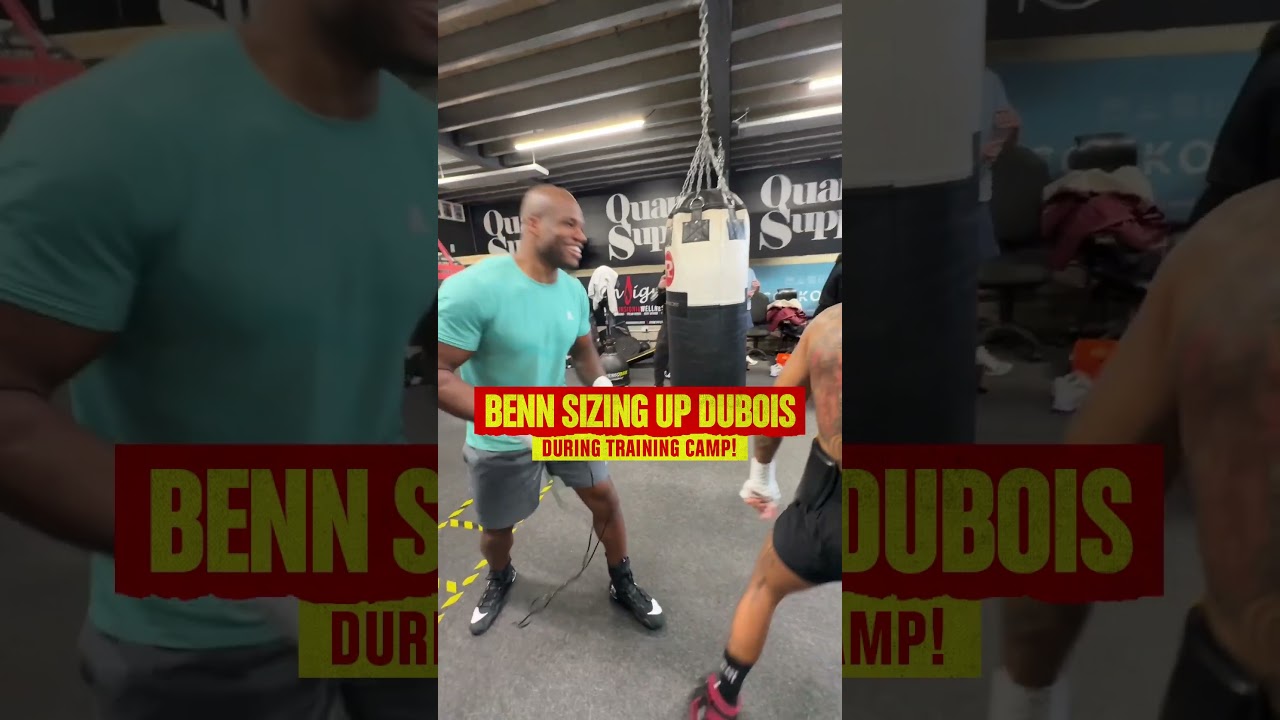 Conor Benn was sizing up Daniel Dubois in camp 🤣