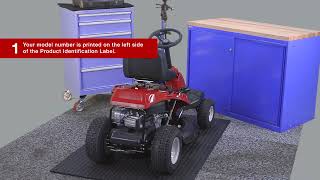 How To Find the Model Number on a Troy-Bilt Riding Mower