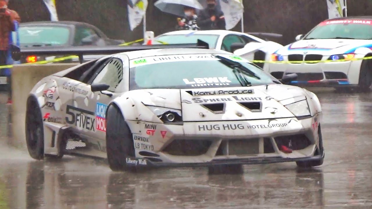 Lamborghini DRIFT!!】谷口信輝がLBランボルギーニで爆音ドリフト