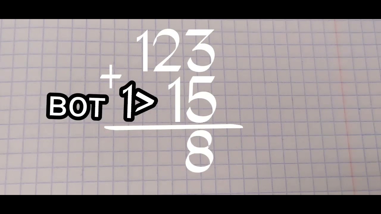 как складывать числа в столбик?Почти понятное объяснение - YouTube