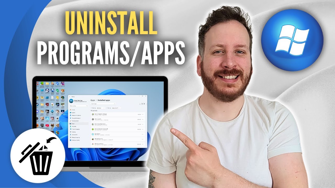 How To Uninstall Programs And Apps On Windows 11 - YouTube