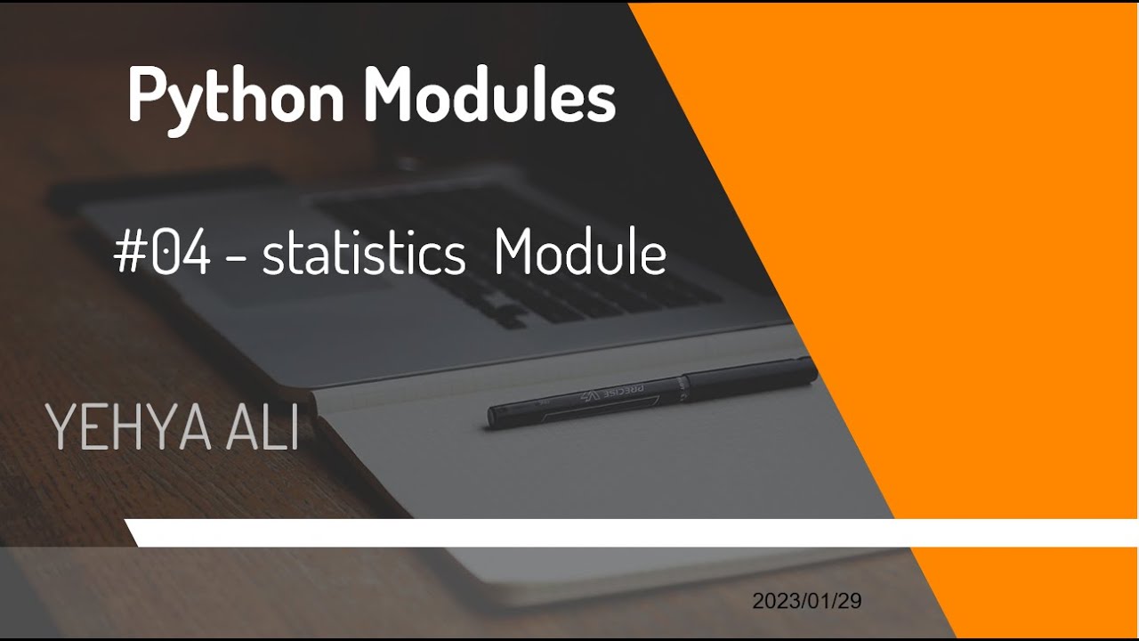 Important Python Module #04 | statistics Module - YouTube