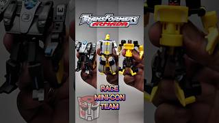 RACE MINI-CON TEAM! 🏎️🚙🚗#transformers #robots #toys #kenbotbot #shorts