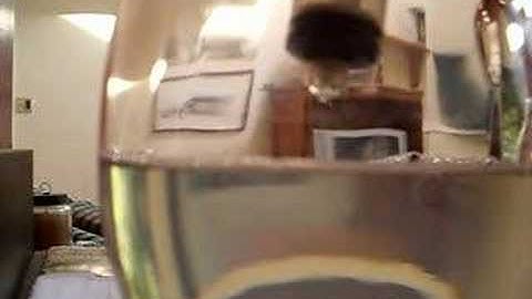 Antibubble science experiment