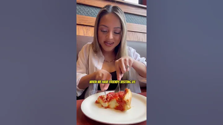 Come with me to eat the best deep dish pizza ever!...