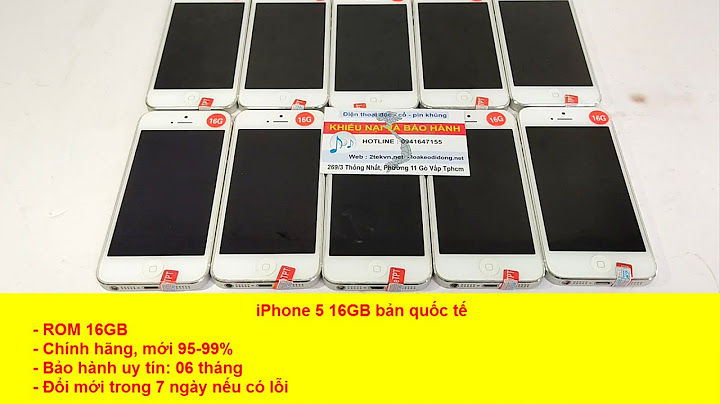 Điện thoại iphone 5 16gb giá bao nhiêu