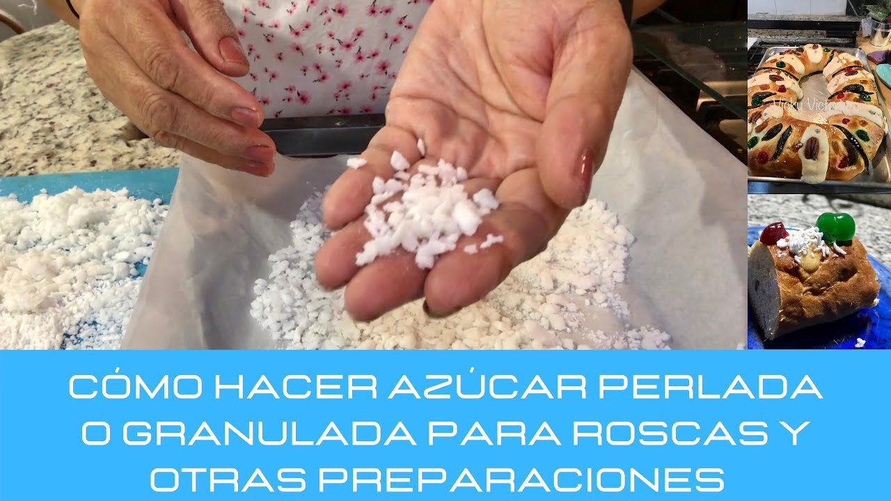 Cómo hacer azúcar perlado casero para el Roscón de Reyes - LaGulateca