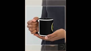 Dragonzord & Green Ranger Emblem Mug with Color Inside - MMPR Collectible