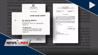 LTO, LTFRB issue show cause order vs. operator, driver of overspeeding bus Information
