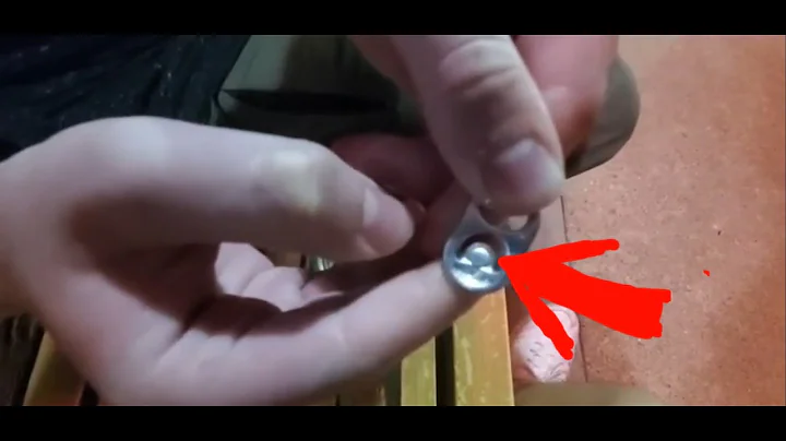 How to remove the tab from a can (including the middle circle)