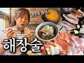 혼비백잔 36잔|아직 술 안깼음😵💫 돼지고기 구이에 사케 Solo Drinking mukbang vlog 혼술 먹방 브이로그