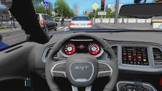 City Car Driving - Dodge Challenger SRT Hellcat | Fast Driving screenshot 3