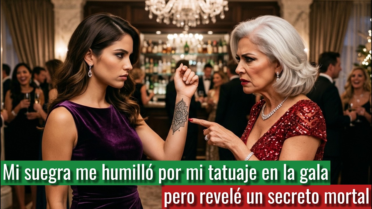 Na noite da gala da fundação De la Garza, a matriarca Eugenia subiu ao palco para humilhar a nora em público. Apontou para a pequena tatuagem no pulso de Camila e chamou-a de vulgar, de marca de...