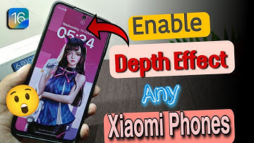 OFFICIALLY Enable Depth Effect Any Xiaomi Phones | iOS 16 Depth Effect Wallpaper On MIUI | 😲