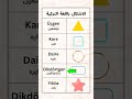 الاشكال باللغة التركية