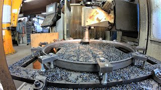Machining Over Sized Steel Rings with CNC-Milling Machine