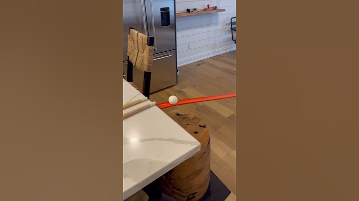 Insane long trickshot! #trickshot #youtubeshorts #pingpong #viral #shortsfeed #hairdryer #track #fyp