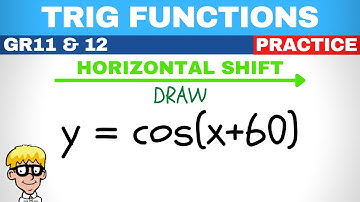 Trig functions grade 11 and 12: Horizontal shift
