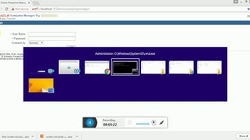 How to configure Enterprise Manager Using CMD