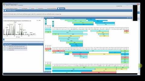 BioPharma Finder- Peptide Map Coverage