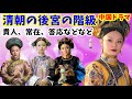 【中国ドラマ】後宮の階級（清王朝）皇后、貴人、常在などまとめ。