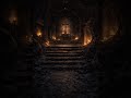 Subterranean Chapel of Silence | Candlelight &amp; Stone Ambience #darkmood #darkacademia