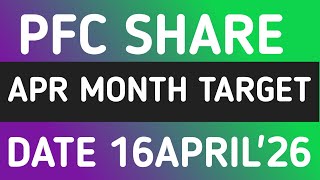 PFC SHARE LATEST NEWS 16APR'26/PFC STOCK LATEST ANALYSIS WITH TARGET FORECAST 