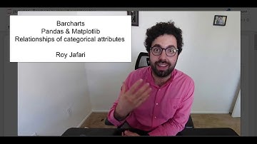 Bar charts (Pandas & Matplotlib): Portray relationships between categorical attributes