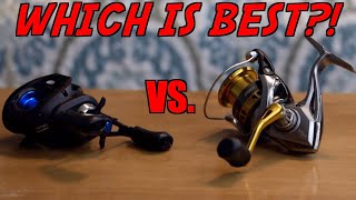 SPINNING vs. BAITCASTING Reels!  DON’T Choose the Wrong One!