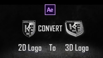 Convert 2D Logo to 3D in Adobe After Effects CC 2018 | KarthiksFotografy