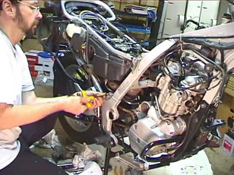 How to replace exhaust motorcycle. Exhaust installation yourself - YouTube