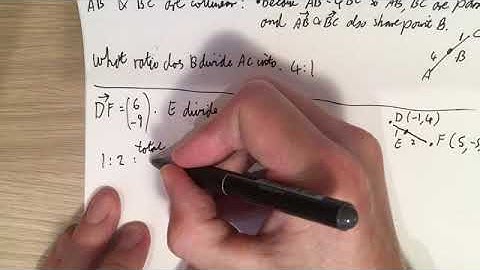 higher maths: vectors lesson 3:  parallel, collinear, unit vectors, and dividing into a ratio