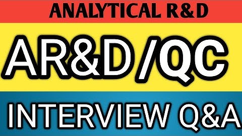 QUALITY CONTROL (QC) ANALYTICAL R&D INTERVIEW QUESTION & ANSWERS[2025] ||Pharmaceutical Concept | PC