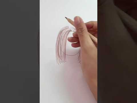 hướng dẫn cách vẽ tóc nữ anime