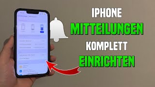 iPhone Mitteilungen einrichten (Sperrbildschirm, Apps, Design)