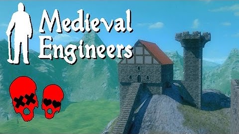 Building Vader Hall Part 3/Barbarians | Medieval Engineers Gameplay