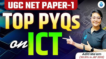 UGC NET DEC 2024 | ICT Top PYQs | UGC NET Paper 1 ICT by Aditi Mam | JRFAdda