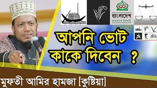 ভোট আপনি দিবেন কাকে | মুফতি আমির হামজা | Mufti Amir Hamja | Faiza Islamic Voice | Bangla Waz |