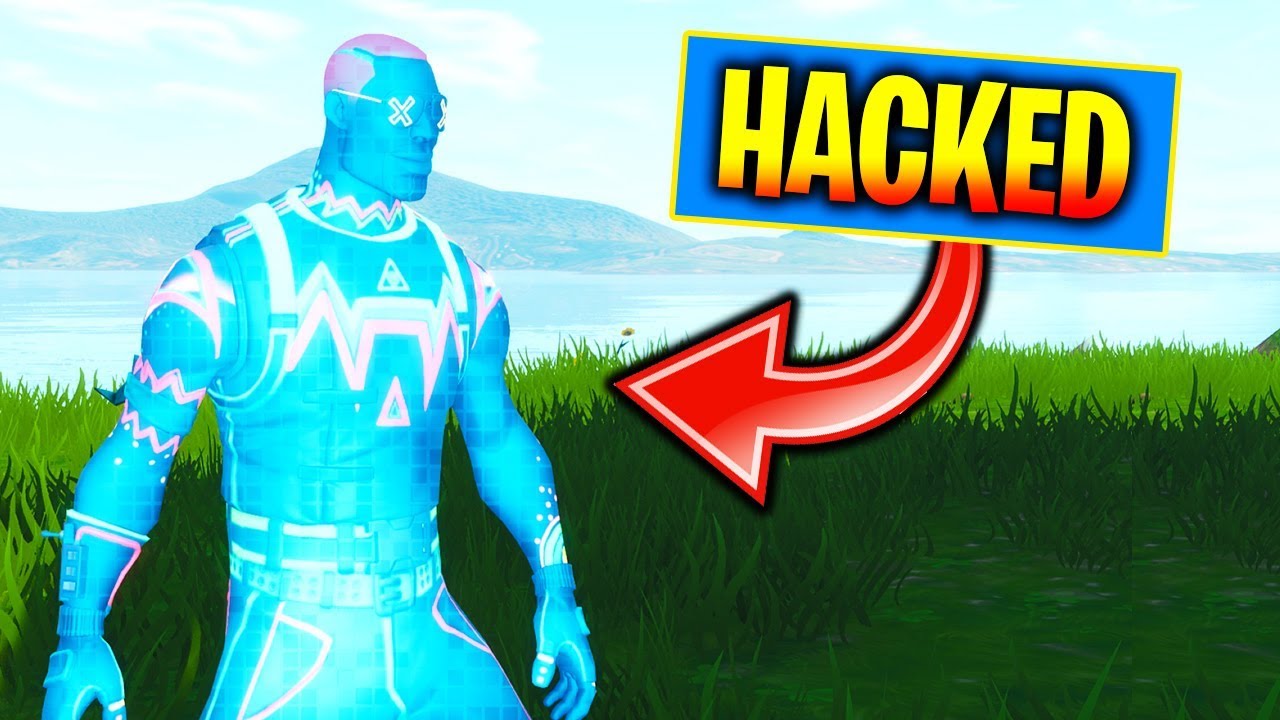 Playing Fortnite On A Hacked Account... - YouTube