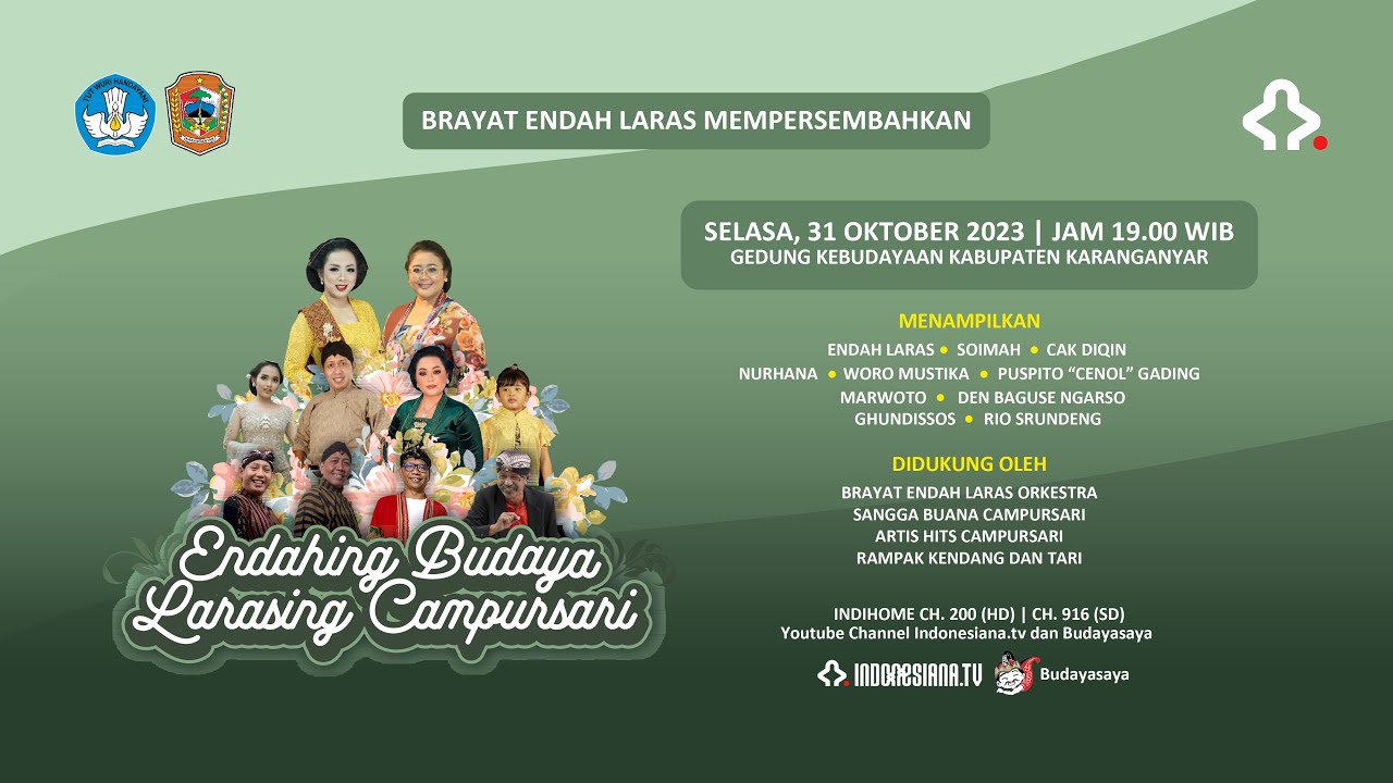 Pertunjukan Endahing Budaya Larasing Campursari