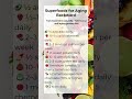 Superfoods for Aging Backward #healthyfood #seniorhealthtips #shorts