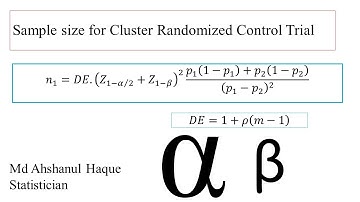 Practical class of calculating sample size for Cluster Randomized Control Trial || Cluster RCT