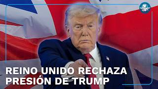 Acusa primer ministro británico a Trump de 'presionarlo' para cambiar su postura sobre Groenlandia