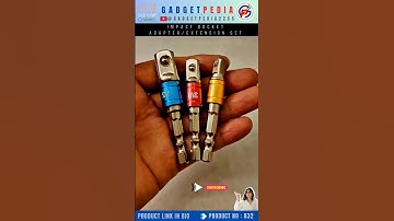 Impact Socket Adapter / Extension Set #shorts #youtubeshorts #ytshorts #diy #tools