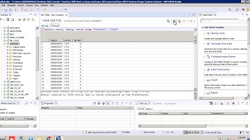 Select Query using SQL Console | SAP HANA