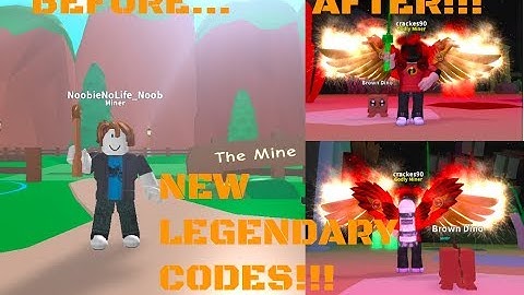 NEW MINING SIMULATOR LEGENDARY CODES ATLANTA UPDATE!!!! - ROBLOX