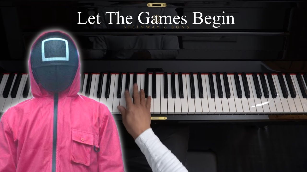 Squid Game Song Let The Games Begin EASY Piano Tutorial Nerdout