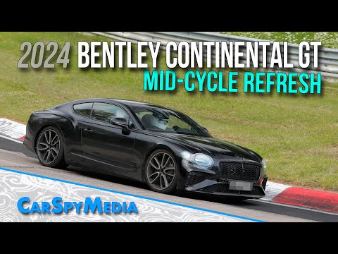 2024 Bentley Continental GT Facelift Spied Drifting At The Nürburgring During Latest Tests